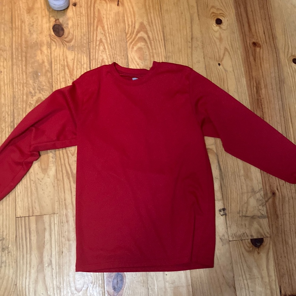 Red “LIFEGUARD” long sleeve tee